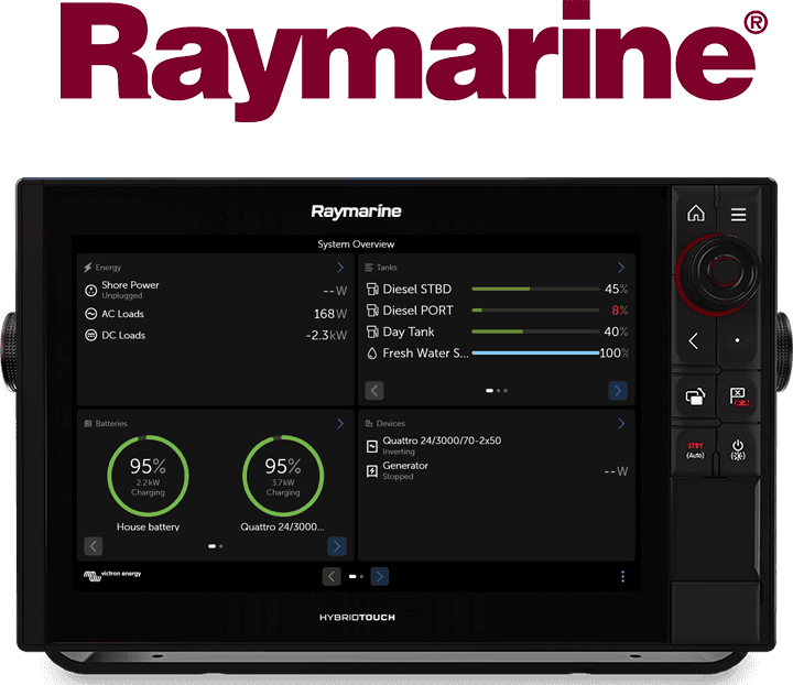 Integrare GX pe MFD marin - Raymarine