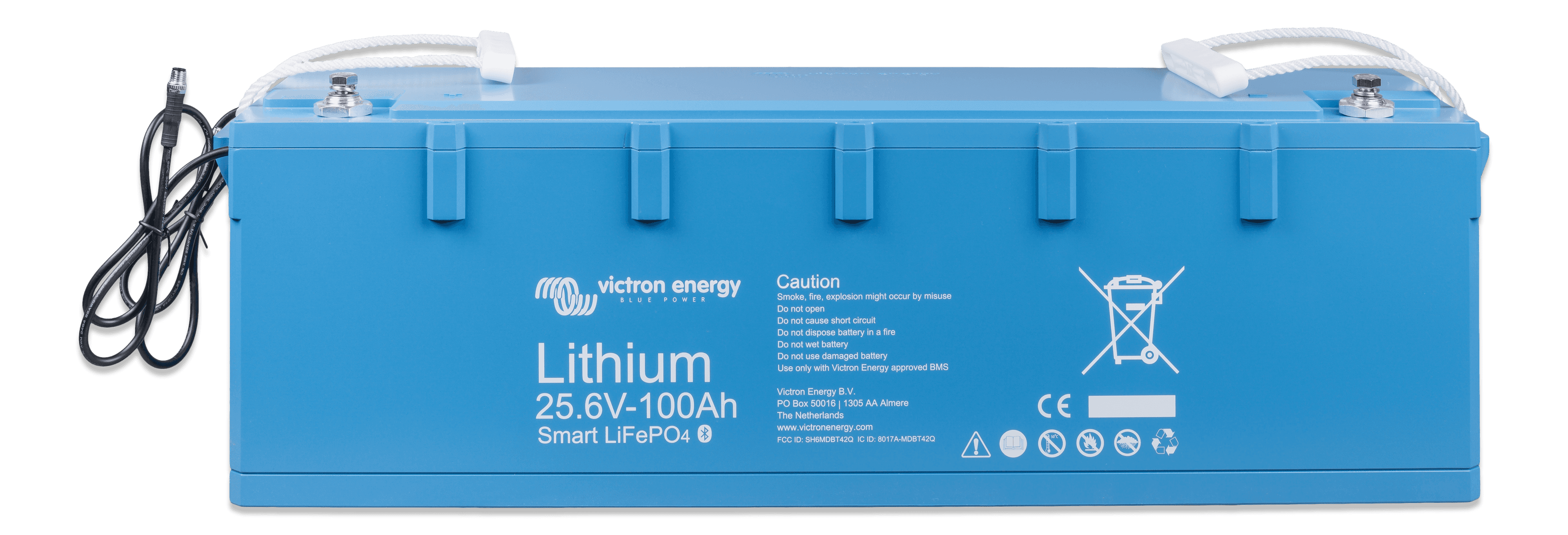 LiFePO4 Battery 25,6V 100Ah Smart (front-top) thumbnail