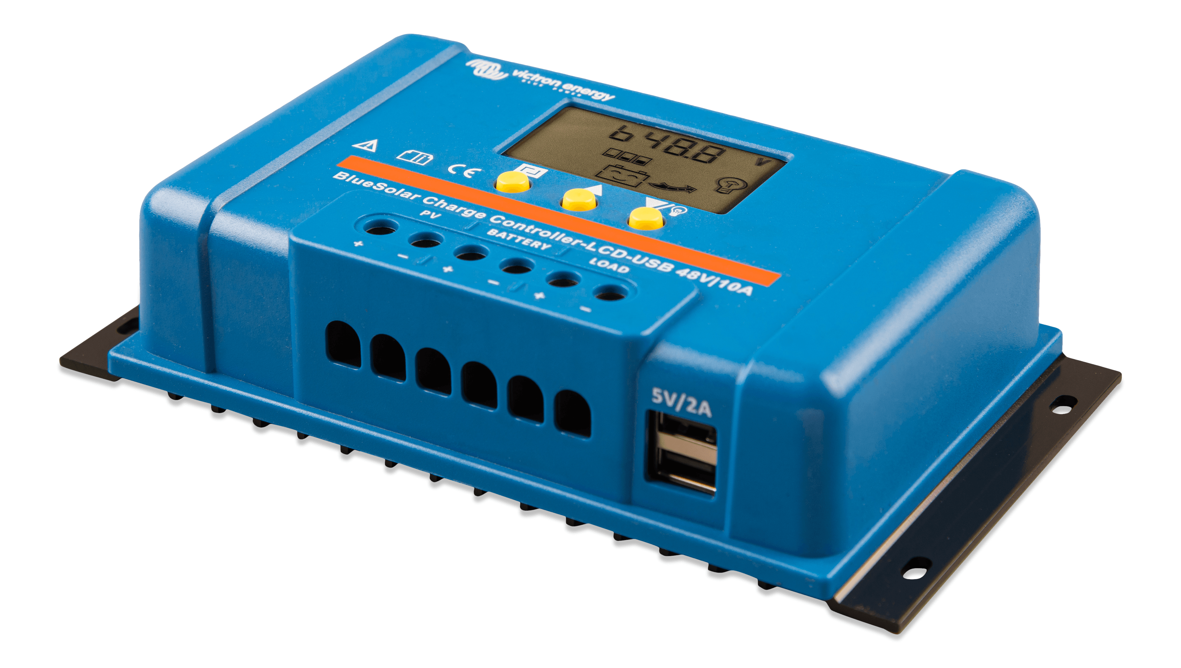 BlueSolar PWM Charge Controller LCD USB 48V-10A (left)  thumbnail