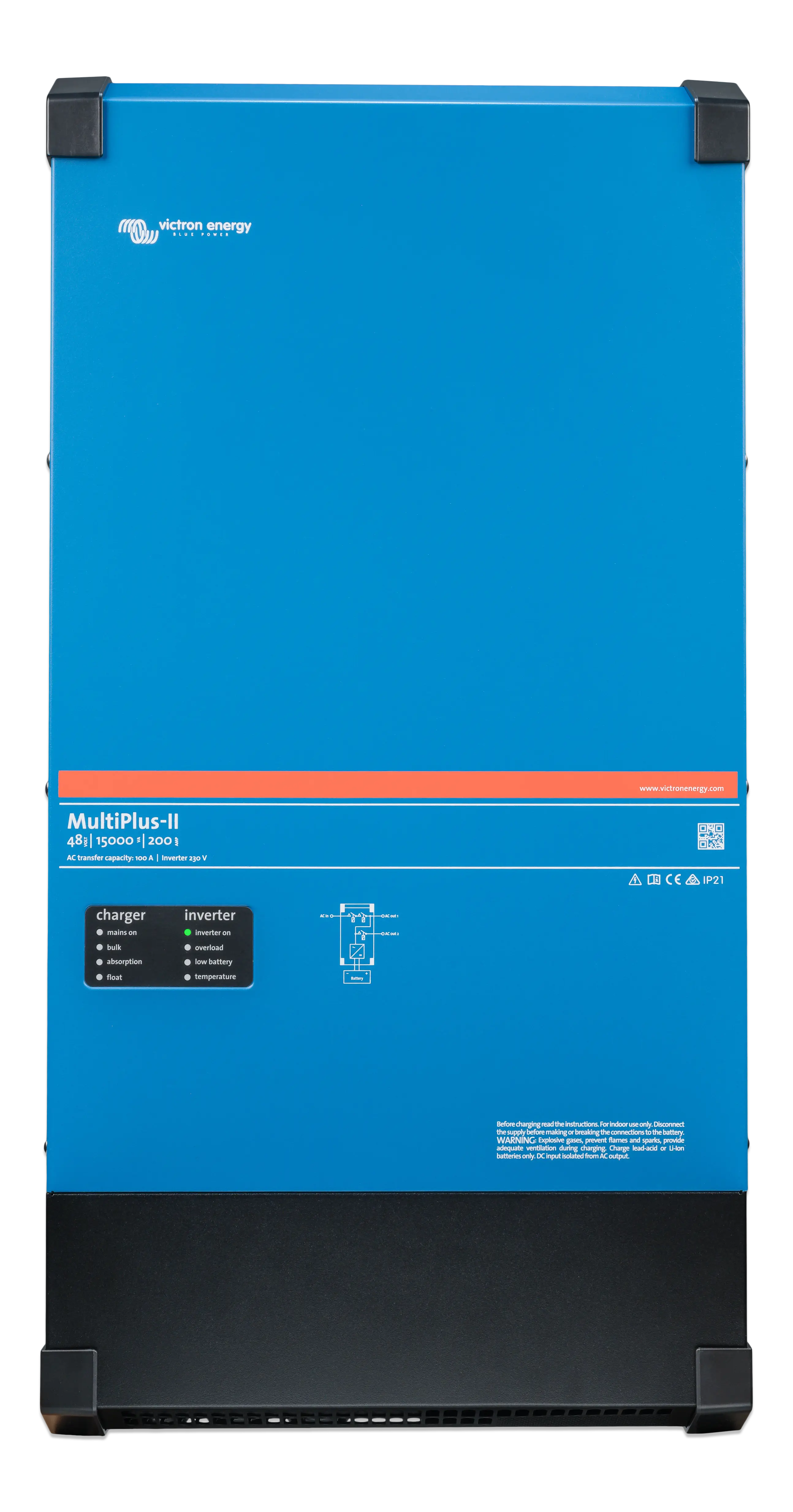 MultiPlus-II 48V 15kVA 200A 230V (front) thumbnail