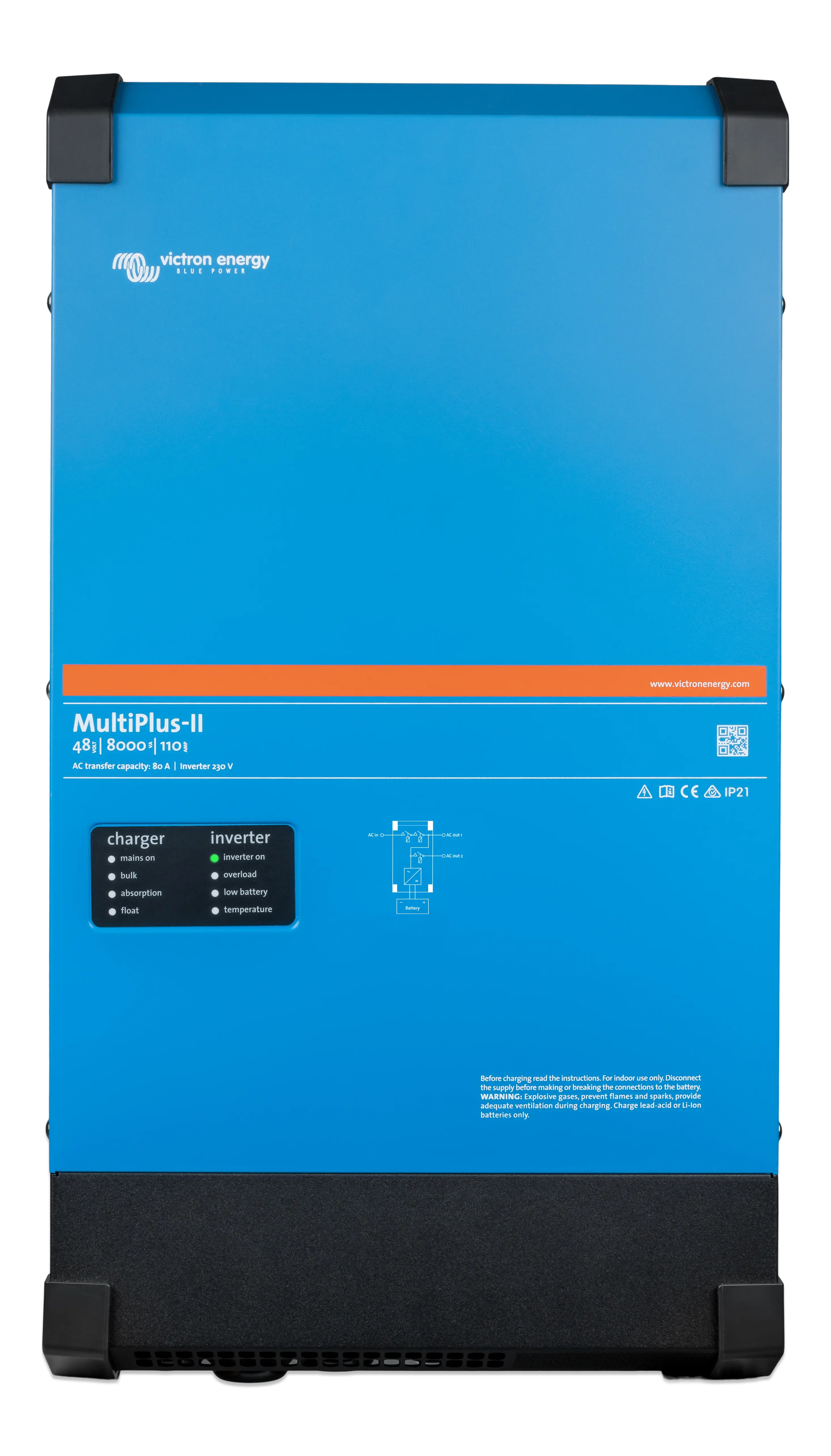 MultiPlus-II 48V 8kVA 230V (front) thumbnail