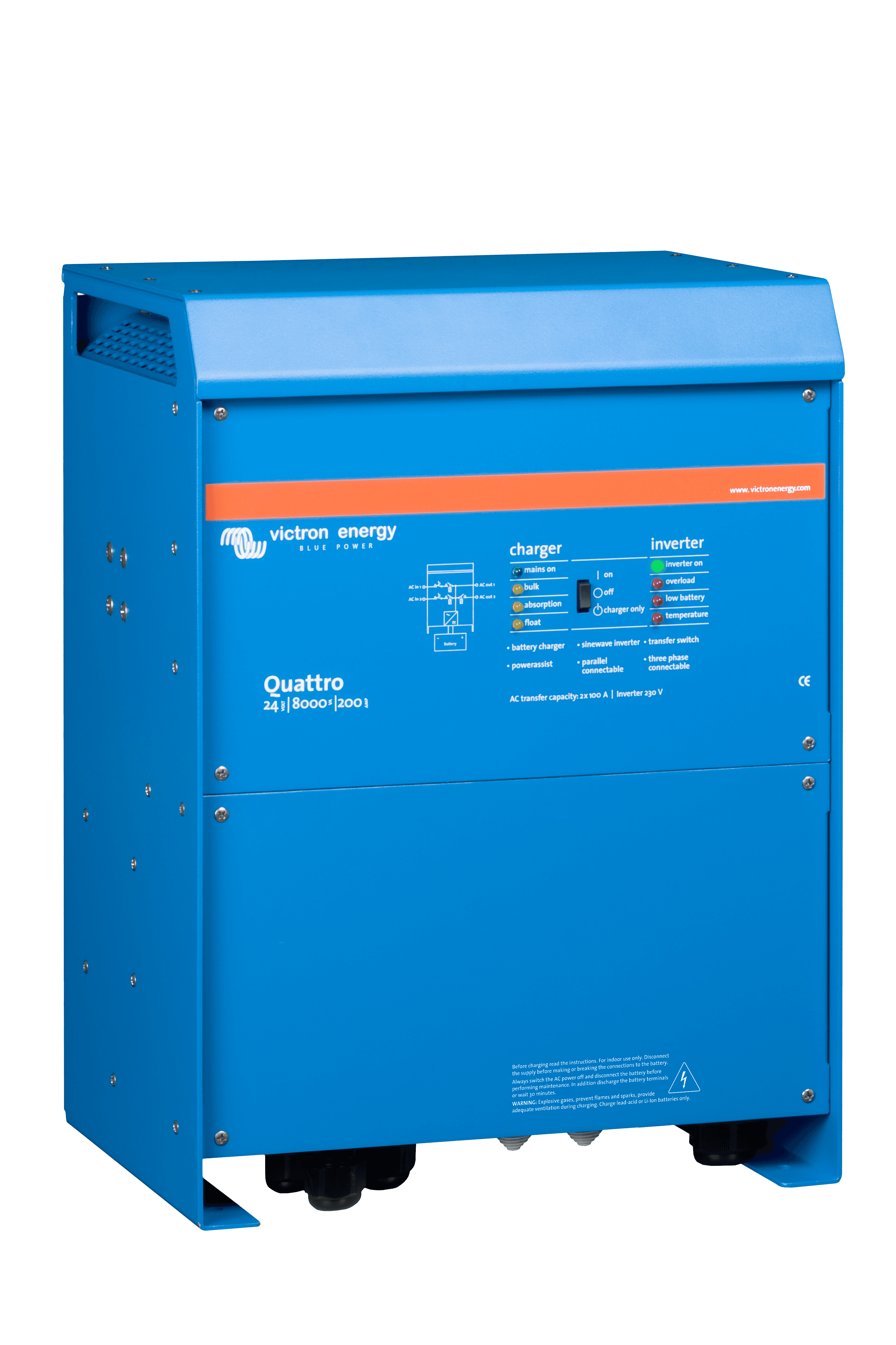 Quattro 24V 8000VA 200A 230V (right) thumbnail