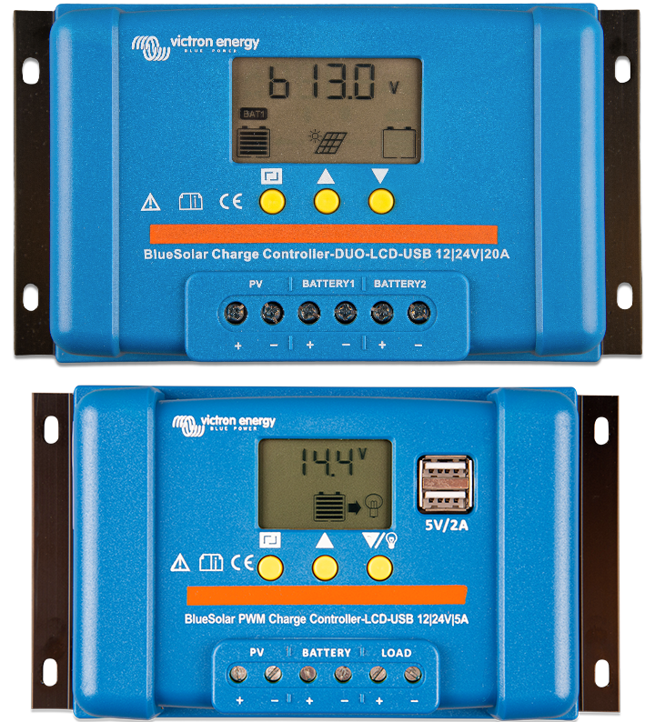 Regulator de încărcare BlueSolar PWM (DUO) LCD și USB