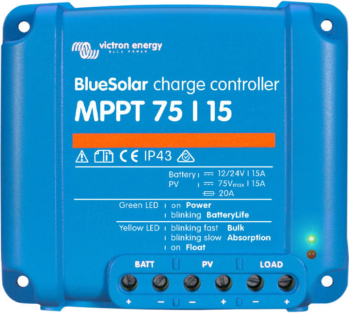 BlueSolar MPPT 75/10, 75/15, 100/15 & 100/20